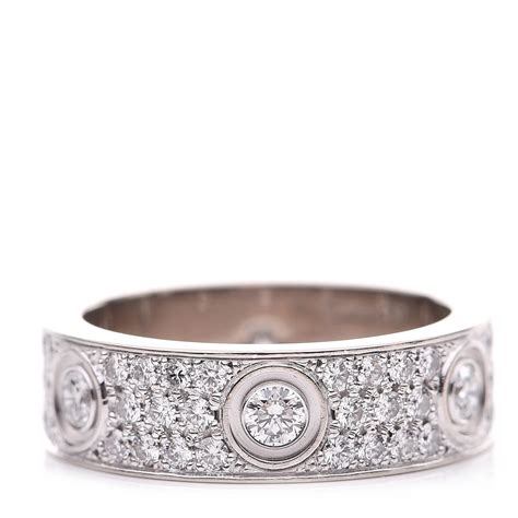 cartier love ring pave|cartier love ring diamond paved.